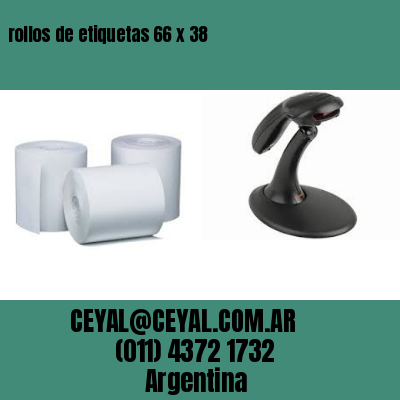 rollos de etiquetas 66 x 38