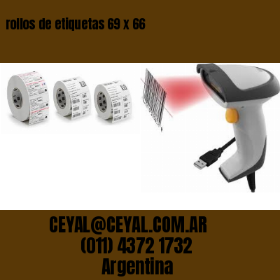 rollos de etiquetas 69 x 66