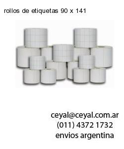 rollos de etiquetas 90 x 141