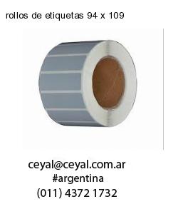 rollos de etiquetas 94 x 109