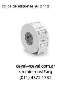 rollos de etiquetas 97 x 112