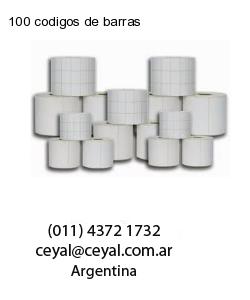 100 codigos de barras