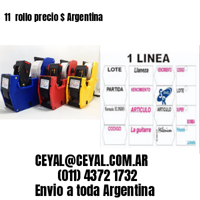 11 	rollo precio $ Argentina