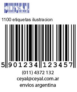 1100 etiquetas ilustracion