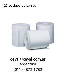 120 codigos de barras