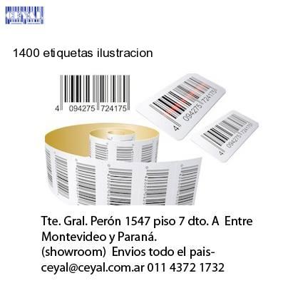 1400 etiquetas ilustracion