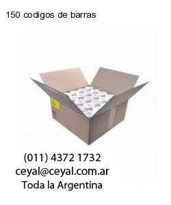 150 codigos de barras