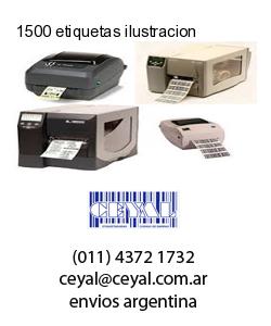 1500 etiquetas ilustracion
