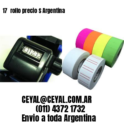 17 	rollo precio $ Argentina
