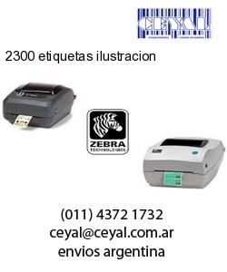 2300 etiquetas ilustracion