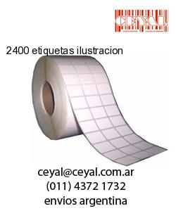 2400 etiquetas ilustracion