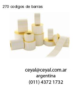 270 codigos de barras
