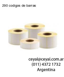 290 codigos de barras