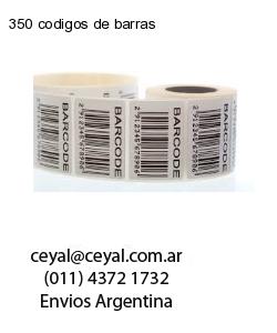 350 codigos de barras