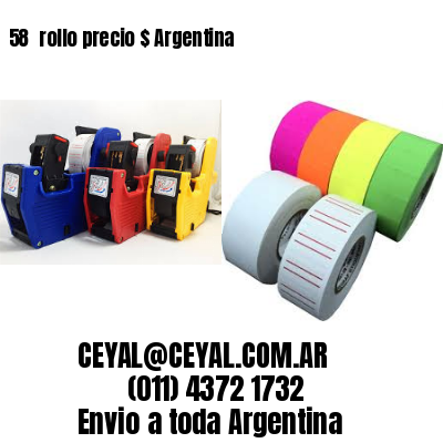 58 	rollo precio $ Argentina