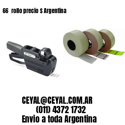 66 	rollo precio $ Argentina