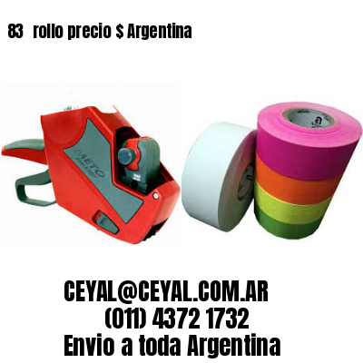 83 	rollo precio $ Argentina