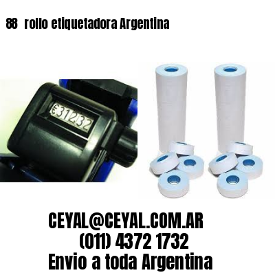 88 	rollo etiquetadora Argentina