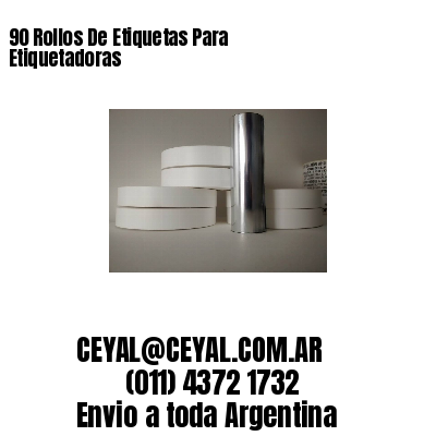 90 Rollos De Etiquetas Para Etiquetadoras