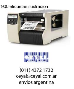 900 etiquetas ilustracion
