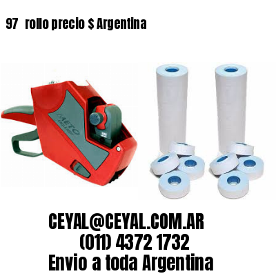 97 	rollo precio $ Argentina