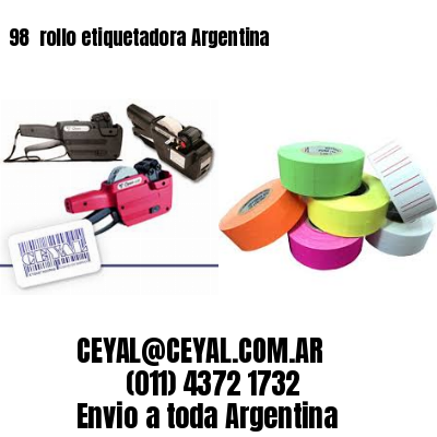98 	rollo etiquetadora Argentina