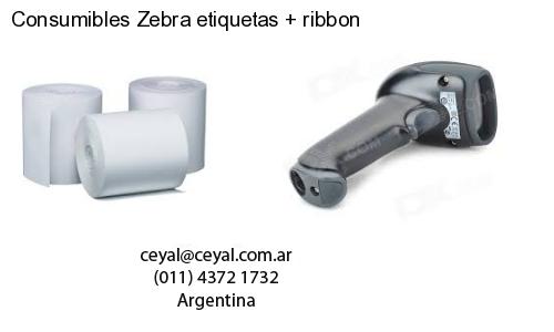 Consumibles Zebra etiquetas   ribbon