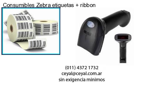 Consumibles Zebra etiquetas   ribbon