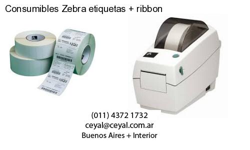 Consumibles Zebra etiquetas   ribbon