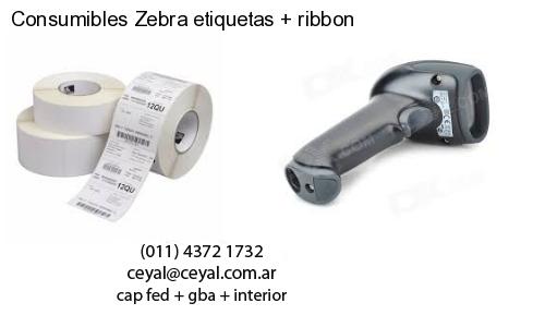 Consumibles Zebra etiquetas   ribbon