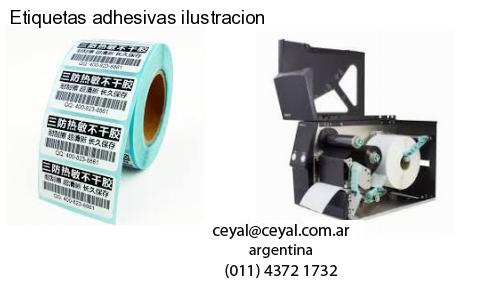 Etiquetas adhesivas ilustracion