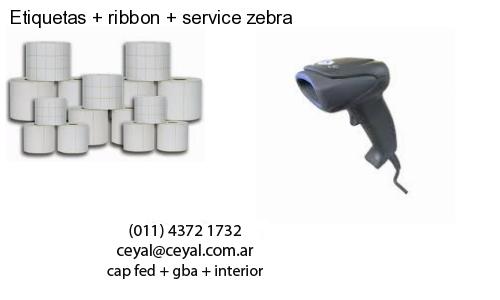Etiquetas   ribbon   service zebra
