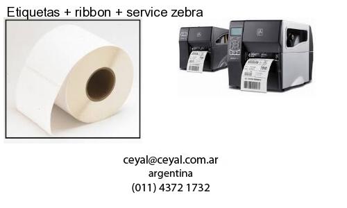 Etiquetas   ribbon   service zebra