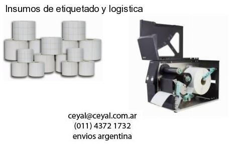 Insumos de etiquetado y logistica