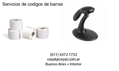 Servicios de codigos de barras