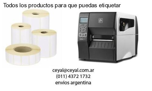 Todos los productos para que puedas etiquetar