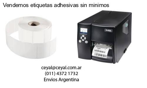 Vendemos etiquetas adhesivas sin minimos