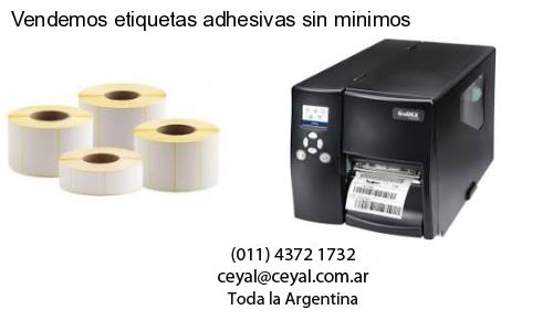 Vendemos etiquetas adhesivas sin minimos