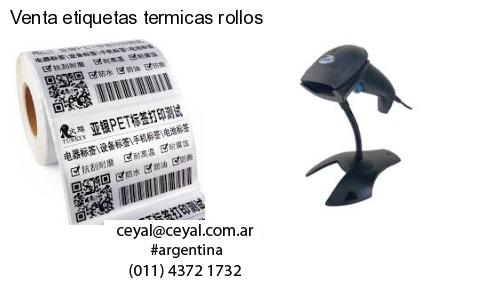 Venta etiquetas termicas rollos
