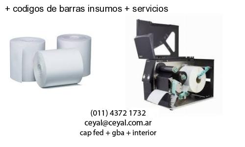   codigos de barras insumos   servicios