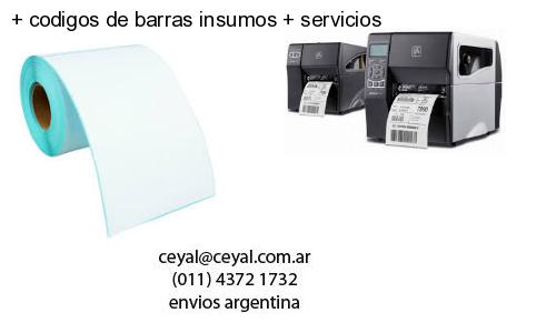   codigos de barras insumos   servicios