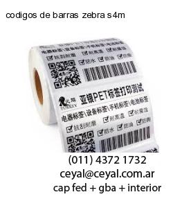 codigos de barras zebra s4m