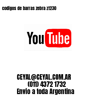 codigos de barras zebra zt230