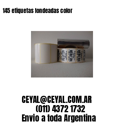 145 etiquetas fondeadas color 