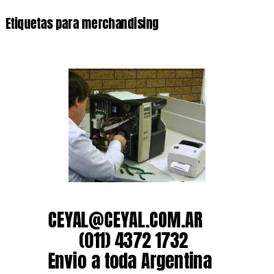 Etiquetas para merchandising