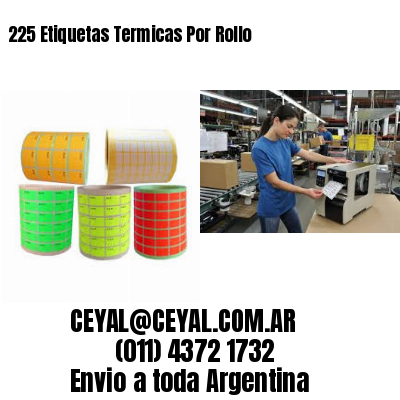 225 Etiquetas Termicas Por Rollo