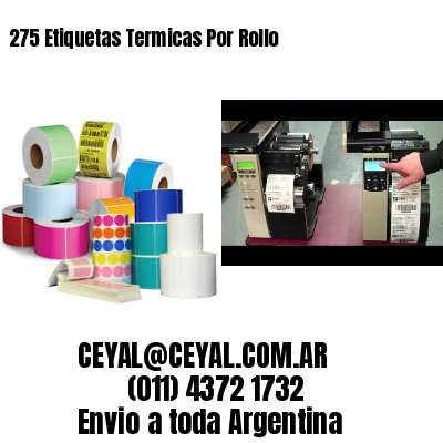 275 Etiquetas Termicas Por Rollo