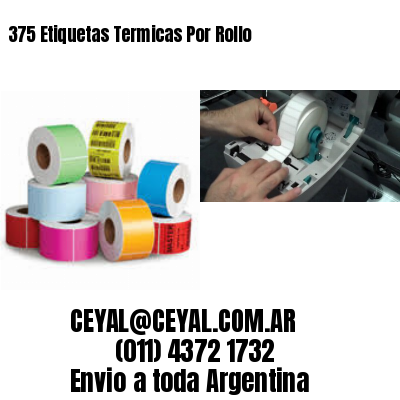 375 Etiquetas Termicas Por Rollo