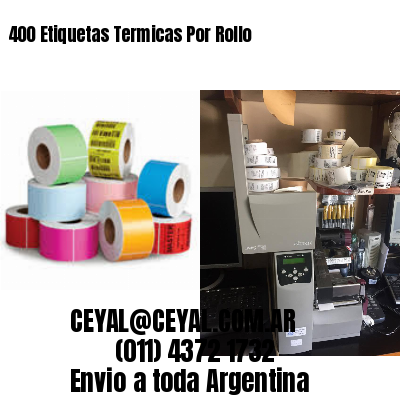 400 Etiquetas Termicas Por Rollo