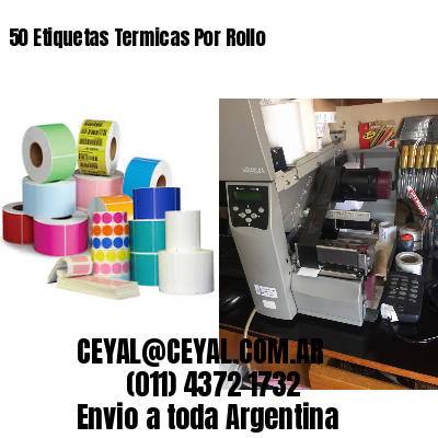 50 Etiquetas Termicas Por Rollo